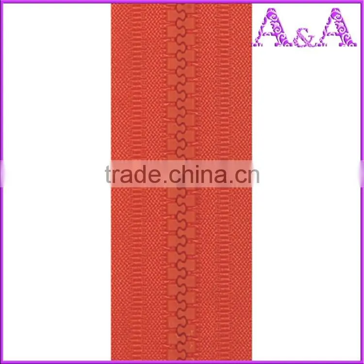 wholesale waterproof plastic long chain transparent teeth plastic long chain large plastic long chain