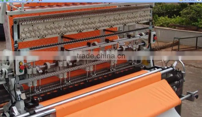 Digital control multi -needle quilting machine