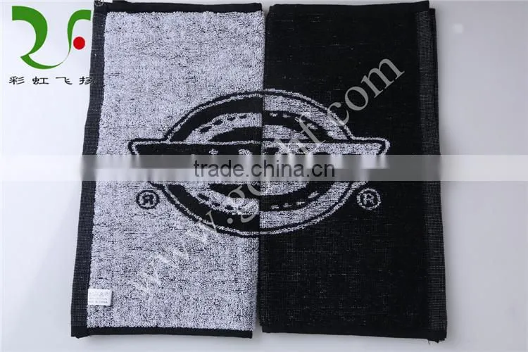 100% cotton yarn dyed jacquard gym towel sports towel fitness towel
