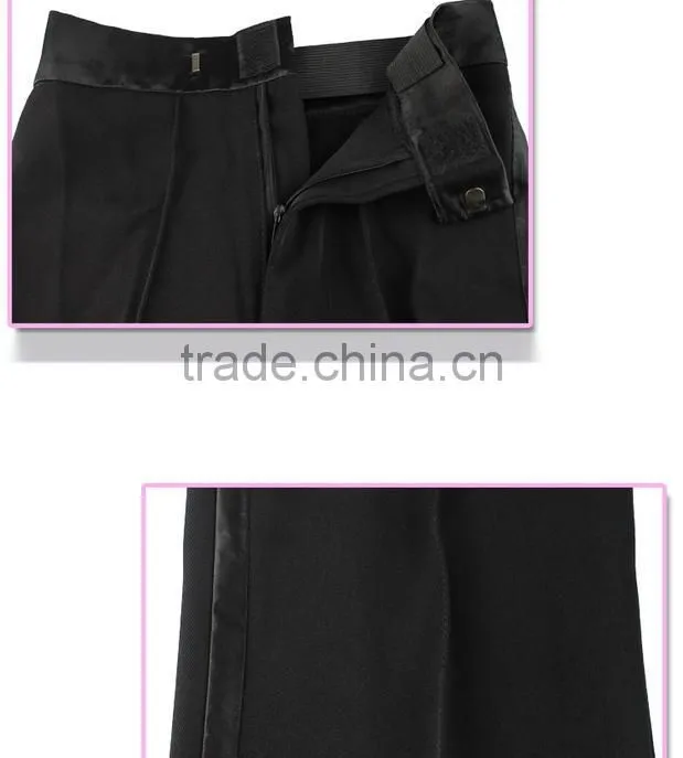New Boys Latin Dance Black Pants Kids Ballroom Modern Latin Dance Pants
