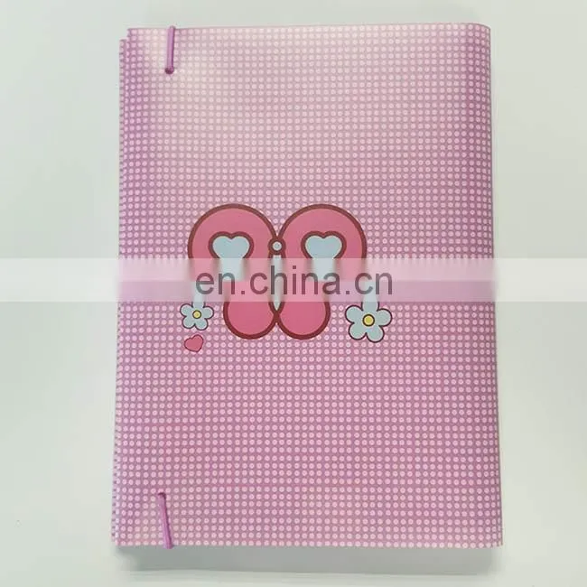Fashion journal cute diary spiral printing led light customized logo notebook for kid