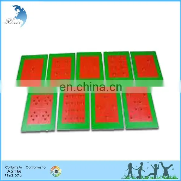 Preschool Wooden Educational Montessori Material EN71 Mathematic Toy Fraction Squares, Wood