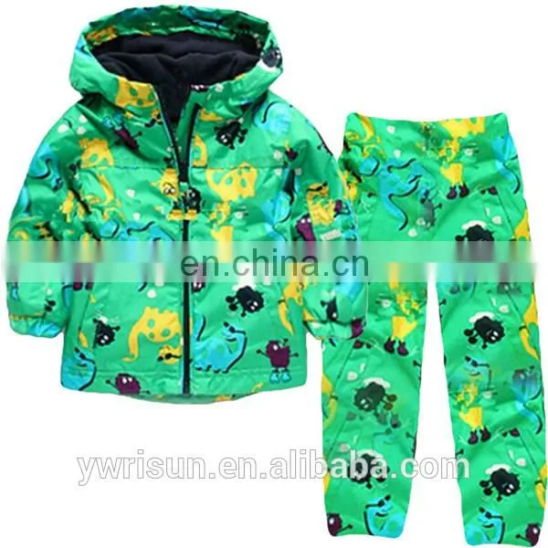 New Multiple Colors Bomber Raincoat Kids Custom Rain Coat Flower Wholesale Nylon Jacket With Blazer Pants