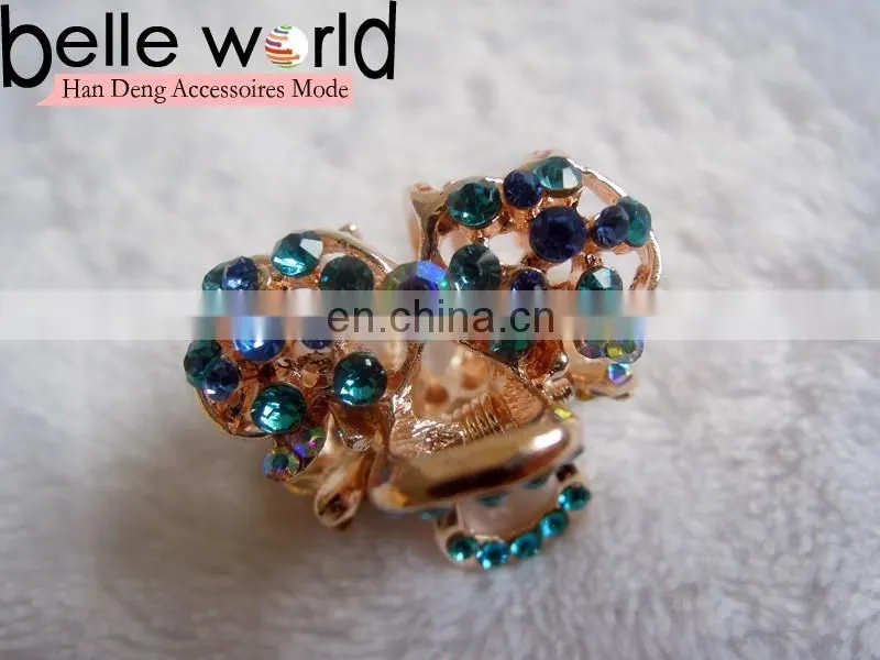 Elegant Bridal Hair Accessory Rhinestone Mini Hair Claw Clip