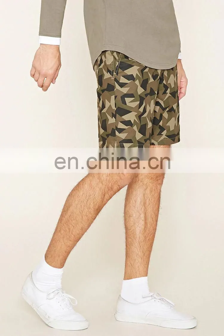 China Wholesale Custom Mens Casual Print Cotton Shorts