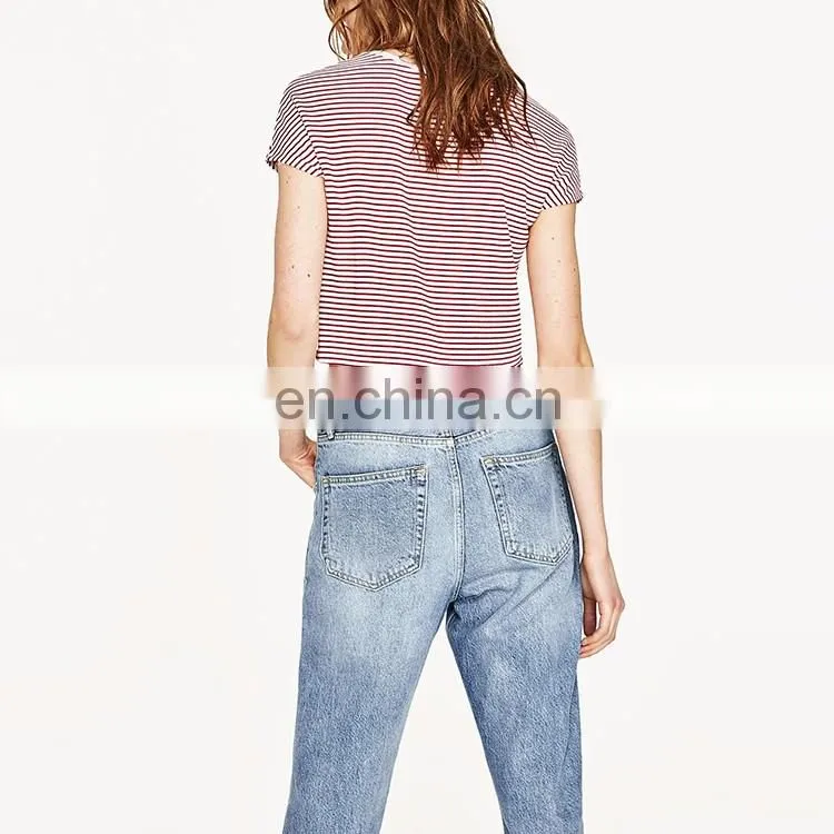 China cotton clothing wholesale custom women organic cotton t shirt