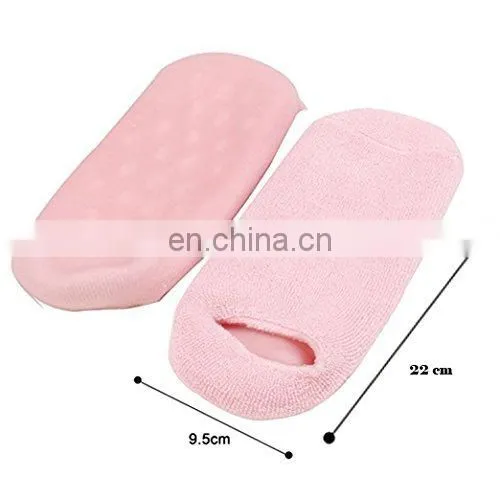 OEM Ultra-Soft Moisturizing Gel Socks Oil Infused Spa Socks