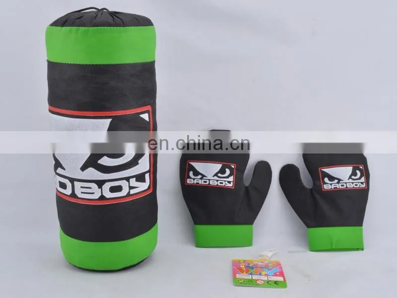 OUTDOOR CHILDRENS ACTIVITY PUNCH BAG MITTS GLOVES KIT KID'S BOXING SET