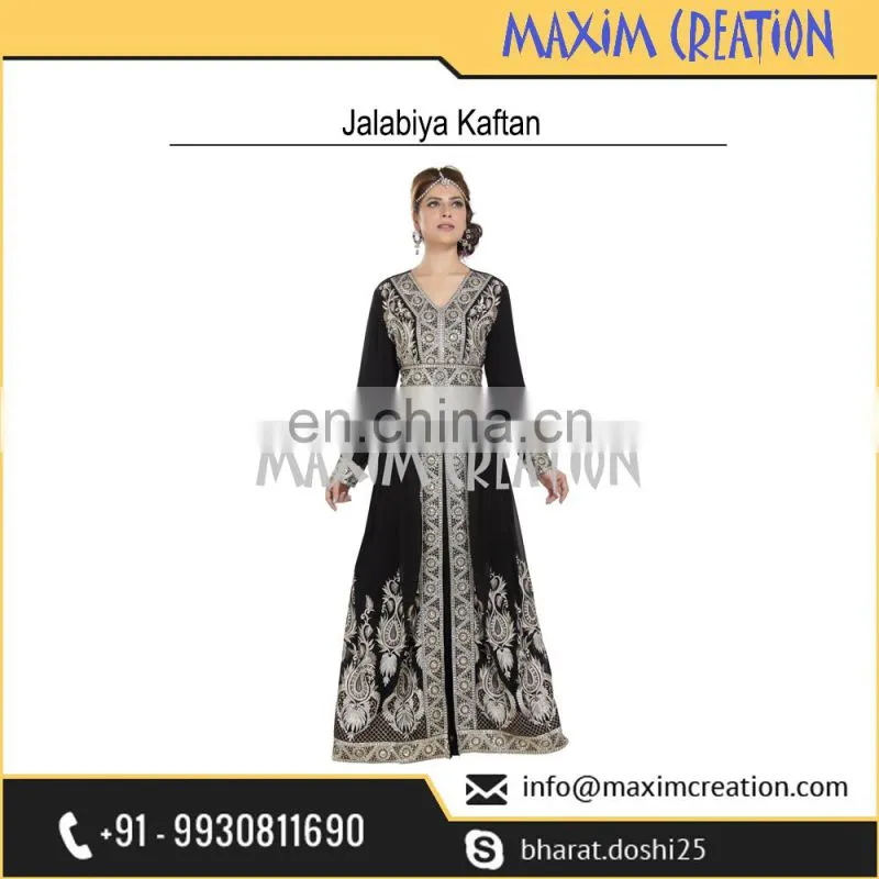 Oriental Robe Dress For Arabian Women's With Unique Embroidery Design 6364
