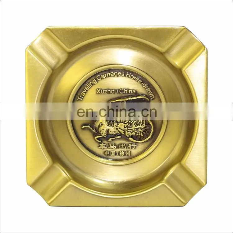 round metal ashtray custom
