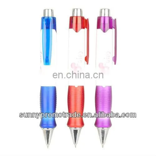 custom logo plastic ballpoint pen for promotion