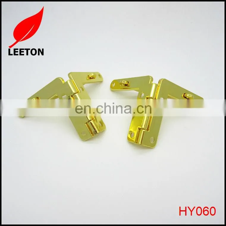 China manufacturer zinc alloy gold quadrant hinge for wooden box