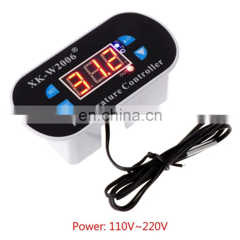 XH-W1308 W1308 Adjustable Digital Cool Heat Sensor Red/Blue Display Temperature Controller Thermostat Switch DC 12V/24V/220V