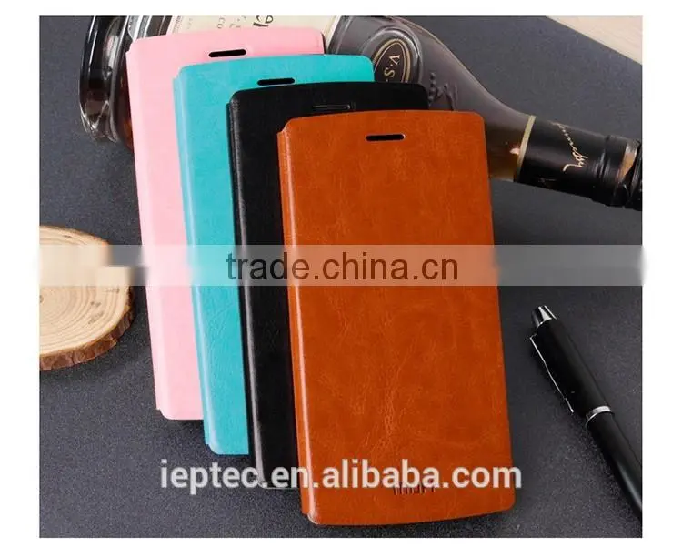 MOFi Original Phone Accessories Vintage PU Leather Flip Housing for OnePlus One, Celulares Back Cover Case for One Plus One