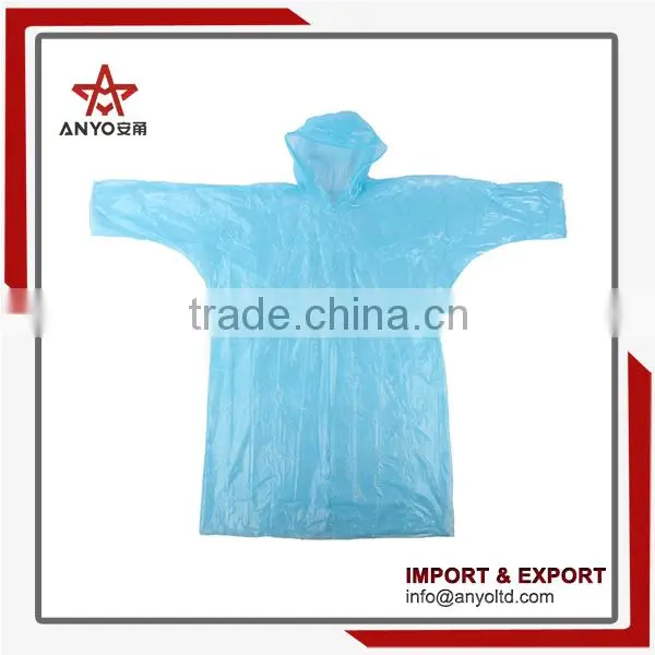 low price high quality china supplier disposable rain poncho in the ball
