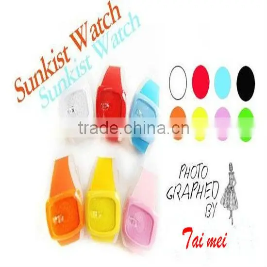 2013 Fashion silicone jelly watch candy odm watch