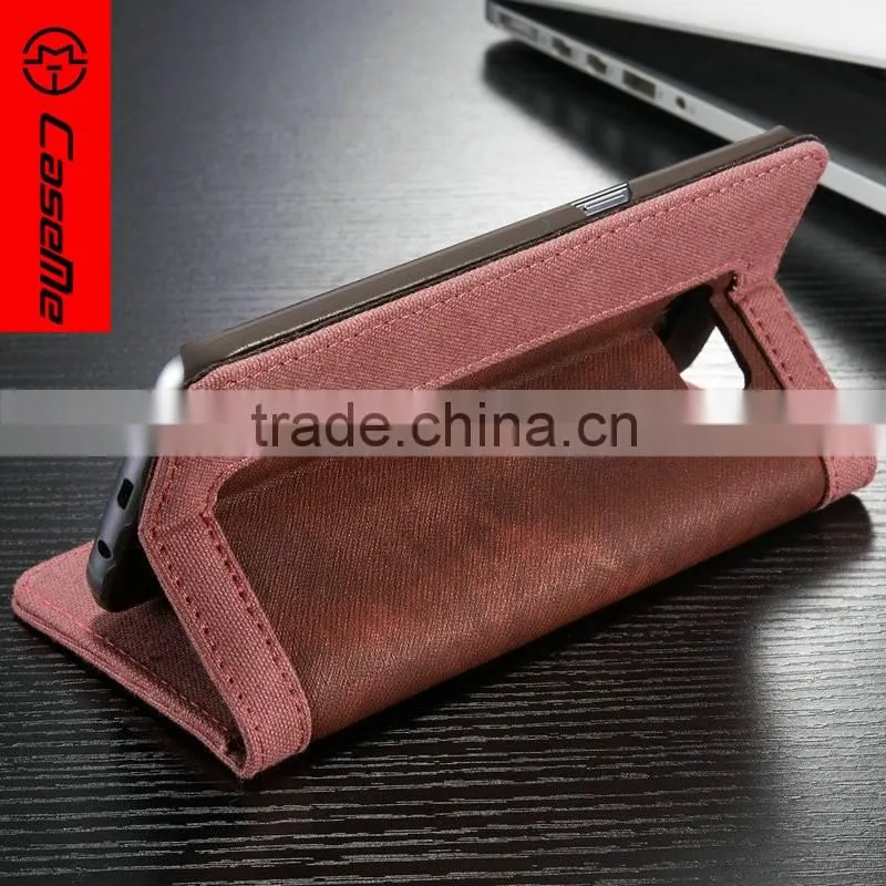 Factory price hot new products 2016 credit card insert case for Samsung Galaxy S7/S7 edge wallet