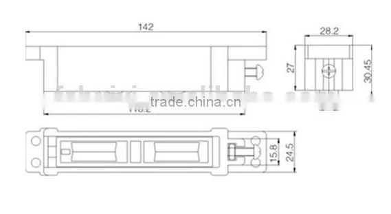 HL012 good quality nylon rollers for sliding doors closet
