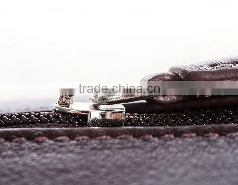 waterproof practical genuine leather cosmetic bag, leather makeup organizer case lady