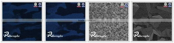 Polyester PVC Coated Abstract Print Fabric