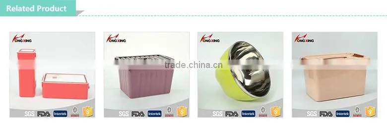 hot sale rectangle plastic lunch box for students