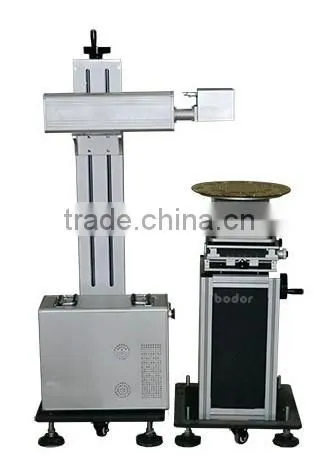 fiber laser marking machine with Automatic turntable