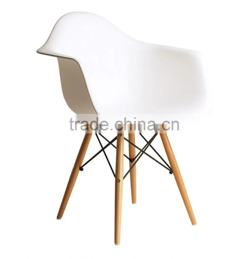 Replica DAW chair wooden leg office dining chair