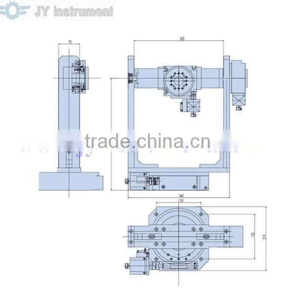 xyz precision positioning stage, xyz positioning gantry system, xyz precision motorized compact translation stage