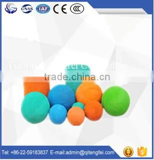 Concrete pumps cleaning sponge ball
