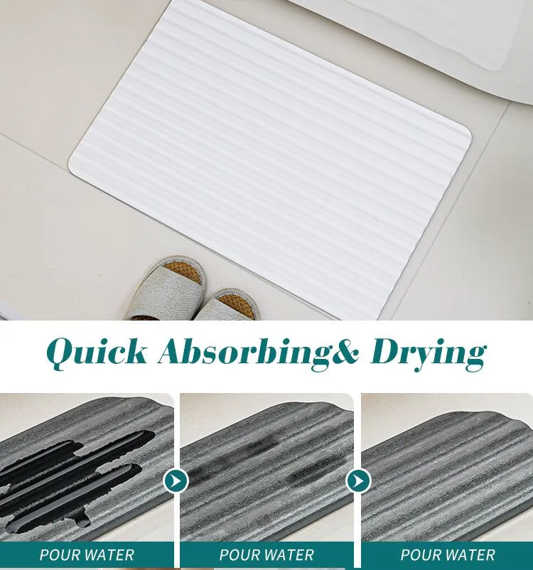 Diatomite wave bath mat (8)