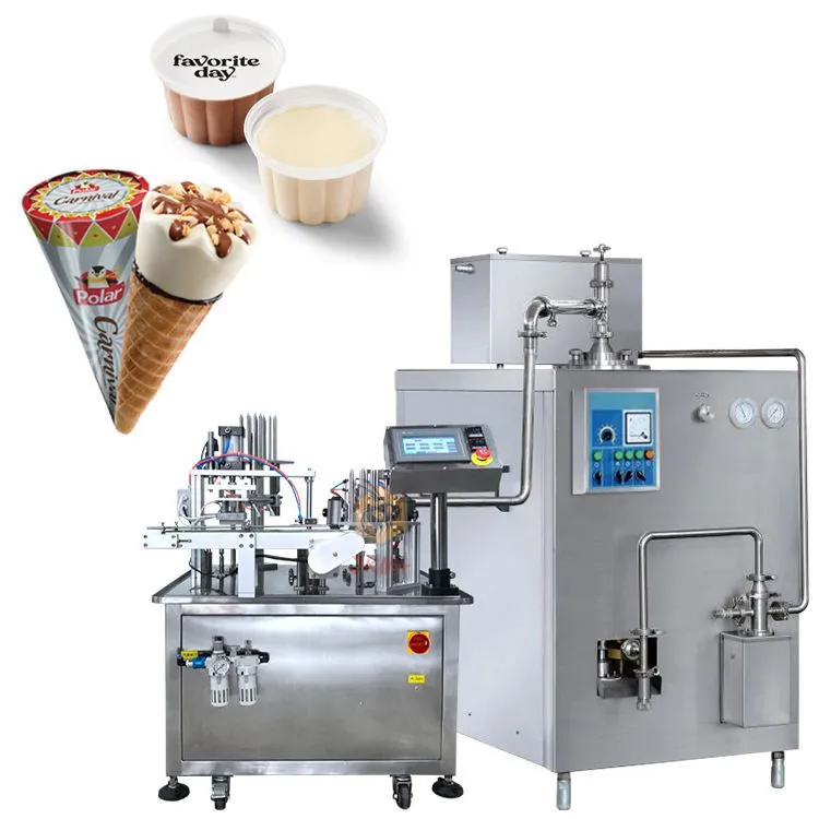 continuous freezer Small Soft Cone Ice Cream Making Filling Machine Gelato Ice Cream Maker Machine Ice-cream Helado Suave Extruder Machine Cone cup filling