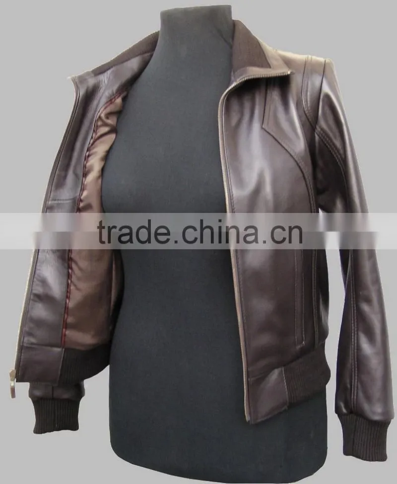 genuine leather jacket women