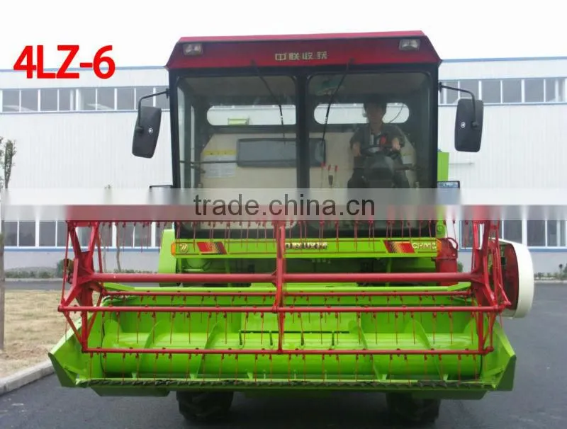 4LZ-6 Hot sale combine wheat and paddy rice harvester