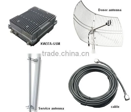LINTRATEK single band outdoor booster 90dbi 40dbm waterproof long coverage mobile signal booster