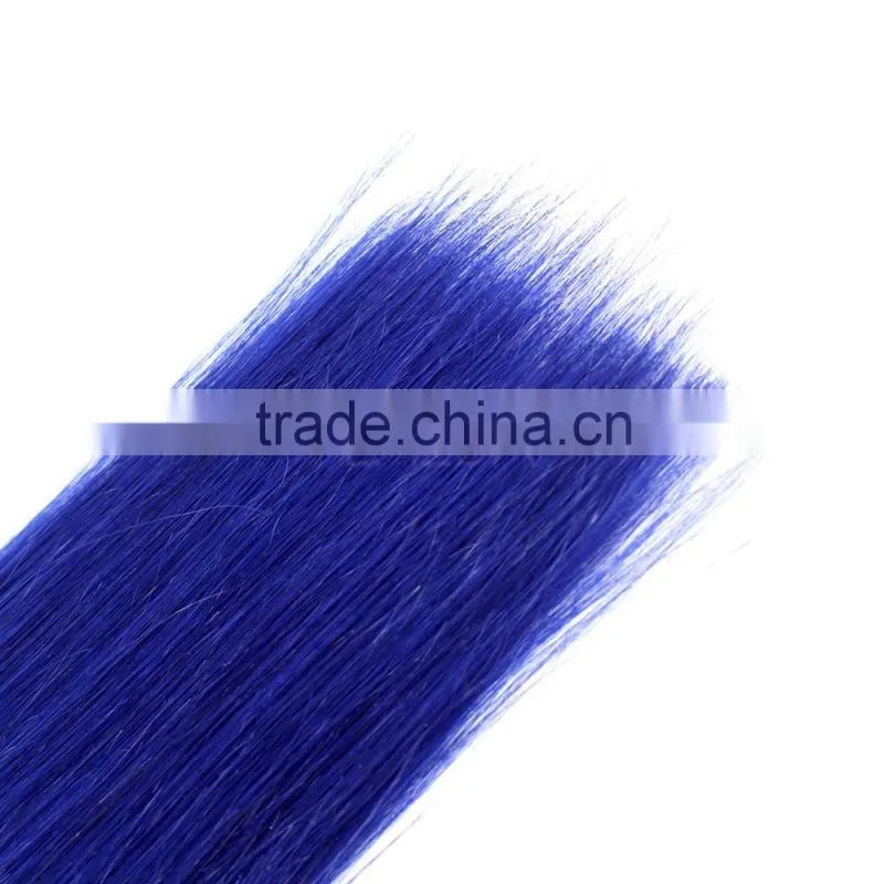 Hot sale cheapest price virgin remy hair extension clip in colored brazilian hair weave
