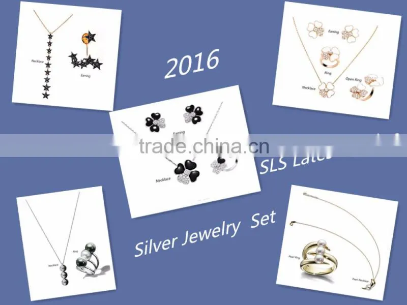 2015 cheap wholesale white gold plating couple finger rings fashion jewelry SLS silver jewelry