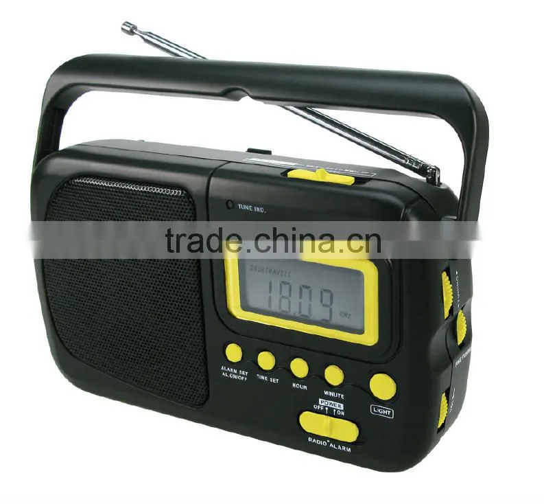 Top Quality Mulband Portable AM FM Digital Clock Radio