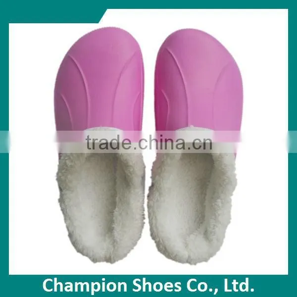 Comfortable Winter Clogs with Fur