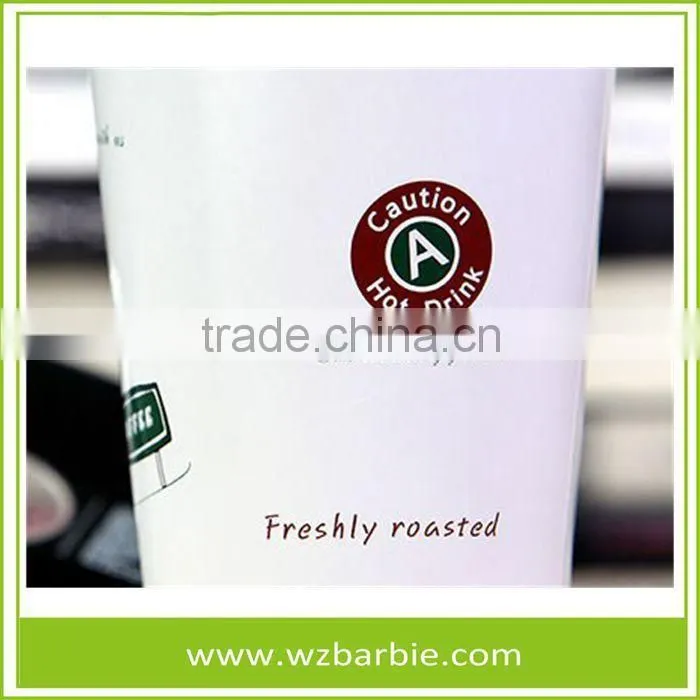 Logo Printed Disposable Hot Drink Paper Cups