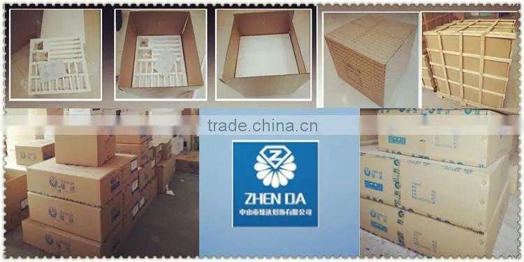 factory wholesale cheap price resin table lamp&bedside lamp with brown fabric shade
