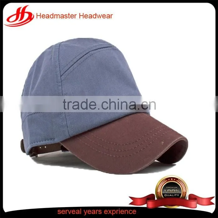 Custom unique 100%cotton baseball hat with metal patch