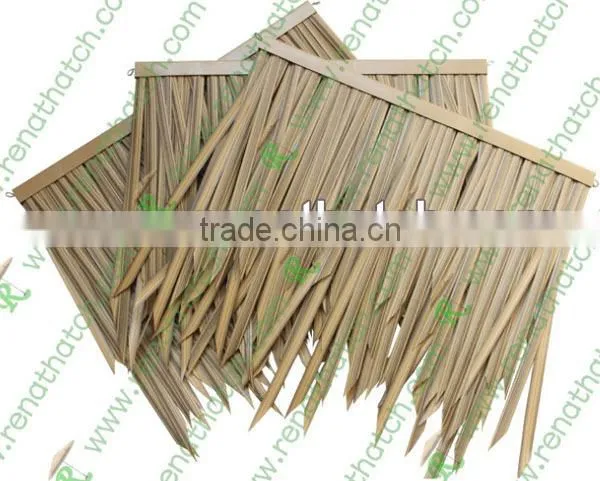 Fire retardant artificial thatch roof, gazebo