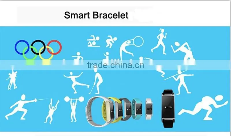 i6 Bluetooth 4.0 Wristband Health Bracelet ring Smart Watch Sports Sleep Pedometer Recorder Smartwatch for iphone IOS Android Ph