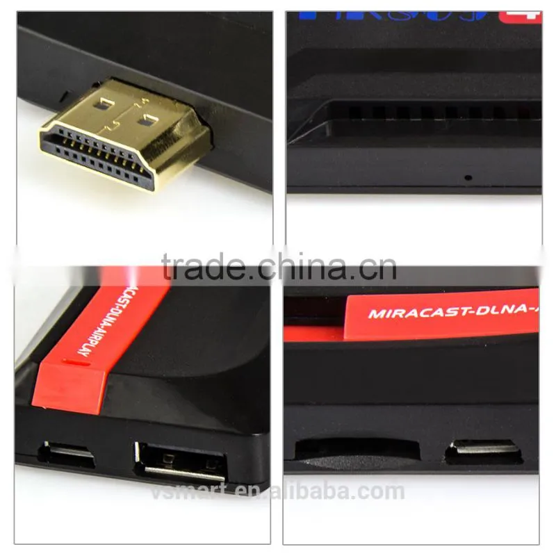 MK809 android 4.4 mini pc mk809 Quad Core Smart TV Stick