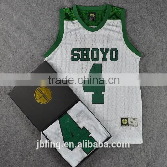 Custom Made Polyester Sublimated Basketball Uniform