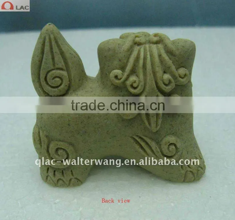 Resin & sandstone promotional lion home decor