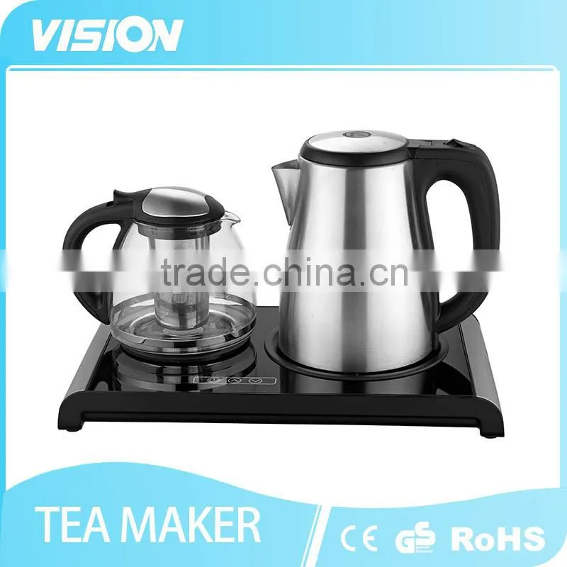 New Digital glass panel Tea Tray Tea maker