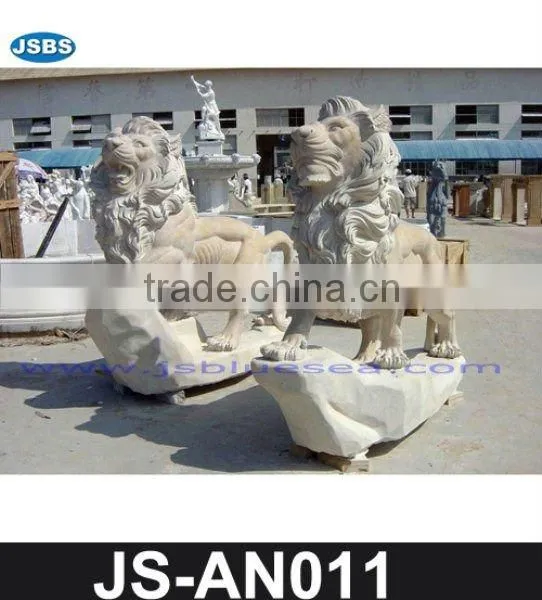 Black Lion Statue, Marble Lion JS-AN039Y More patterns for chosing!
