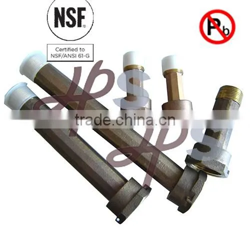 NSF61 approved lead free brass water meter coupling manufacturer