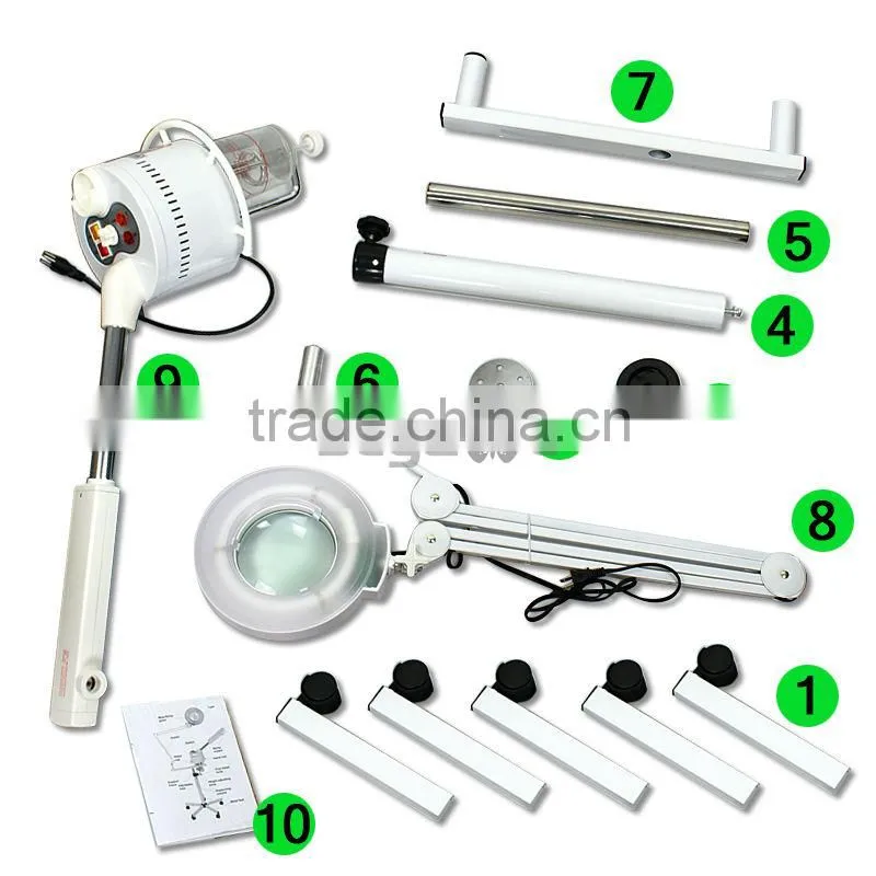 2In1Salon Spa 5X Magnifying Lamp Ozone beauty facial steamer